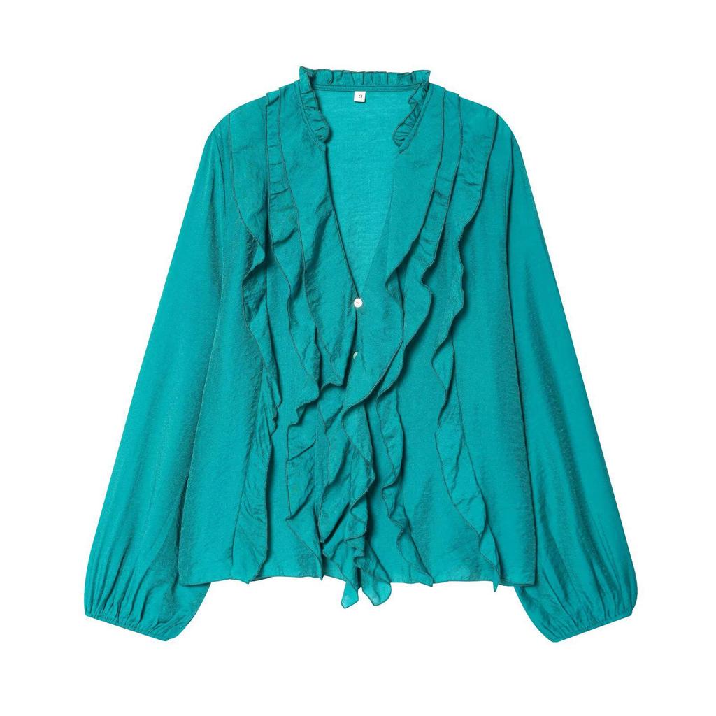 Женская высококачественная кружевная многослойная блузка - Стиль "Маленький аромат"