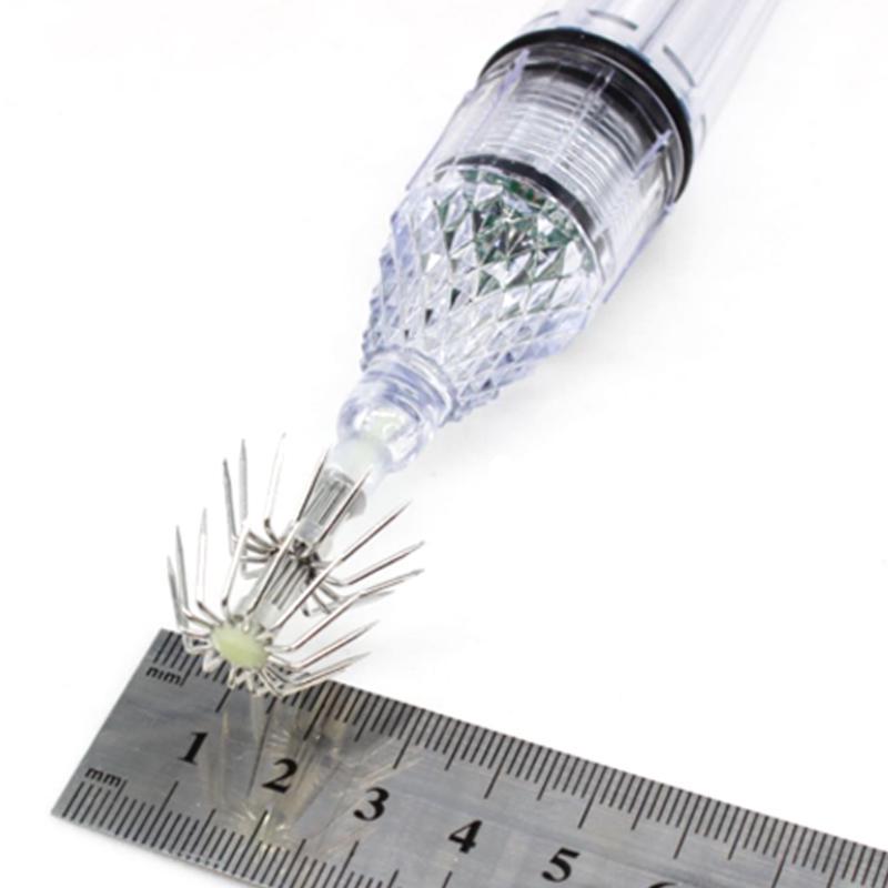 Светящаяся LED приманка для морской рыбалки на кальмара, осьминога, каракатицы
