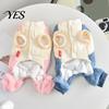 Pet Jumpsuit Cute Jumpsuit, Cozy 4-Legged Apparel, Plush Lined Autumn Dog Pajamas Soft Fabric Winter Outfit, Warm Onesie Clothes for Small Medium Dogs