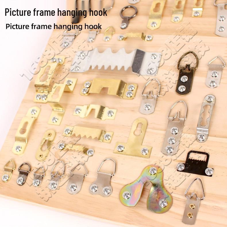 Металлическое D-кольцо Невидимый крючок Фурнитура для подвешивания картин для масляной живописи