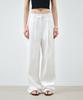 MONGDOL Essential Широкие брюки с одной складкой Белые Mdpt049White
