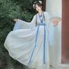 Chinese Song Dynasty Style Hanfu Women's Wear Daily Pleated Skirt Set