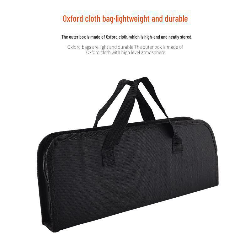 Портативный набор инструментов для барбекю из 18 предметов с сумкой из ткани Оксфорд и столовыми приборами из нержавеющей стали