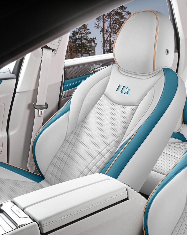 2024 VW ID.7 First Edition Кожаные чехлы на сиденья - Всесезонные, Дизайн с полным обхватом