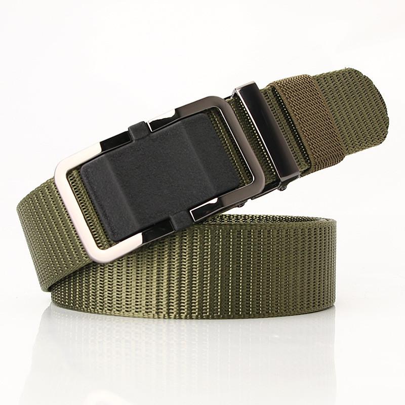 Mens Nylon Tactical Belt With Alloy Buckle For Outdoor Hiking And Casual Wear