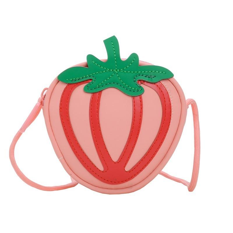 Childrens Strawberry Shaped Mini Shoulder Bag For Kindergarten Girls And Boys