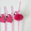 Соломинки Фламинго - Розовые Украшения для Вечеринки для Напитков и Фотореквизит