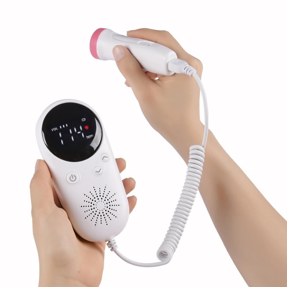 Household Fetal Baby Prenatal Heart Monitor LCD Display Fetus-voice Meter Pregnant Woman