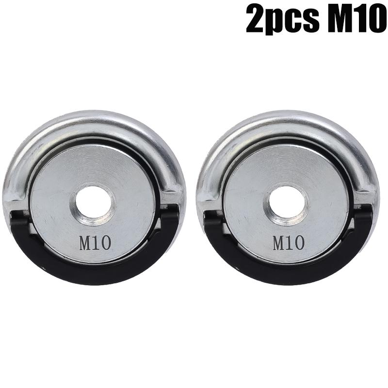 1/2 шт. M10 M14 угловая шлифовальная машина быстросъемная самоблокирующаяся пластина резьбовая угловая шлифовальная машина шлифовальный диск патрон инструмент автозапчасти