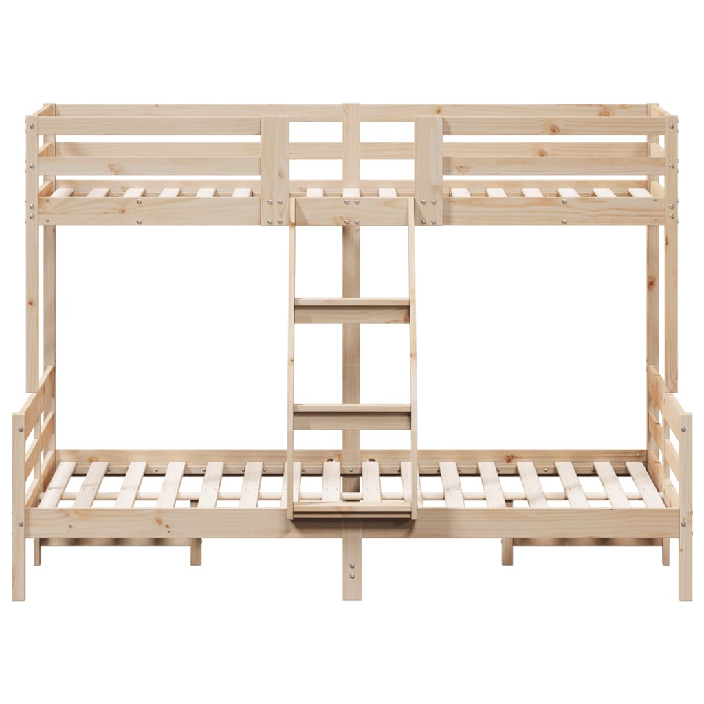 Bunk Bed 80x200 140x200 cm Solid Pine Wood