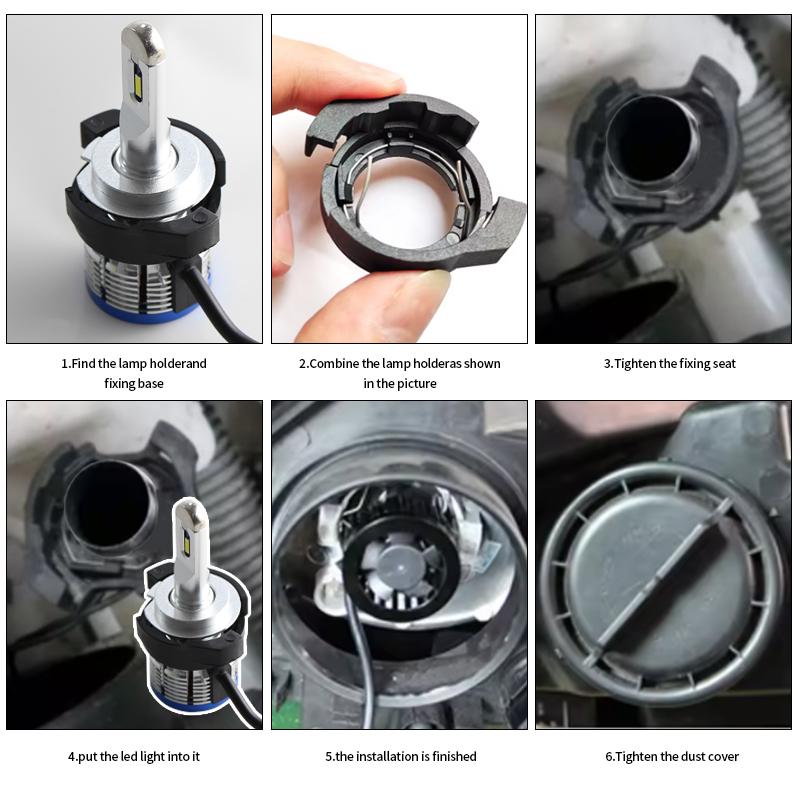 10 ШТ. Для Alfa Romeo VW passat b6/MAGOTAN 2009-2010 Ford KUGA 2017 Renault Megane 4 Светодиодный H7 Держатели Основания Фары Автомобильные Аксессуары