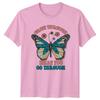 Grow Through Butterfly Retro Nature Graphic TShirt