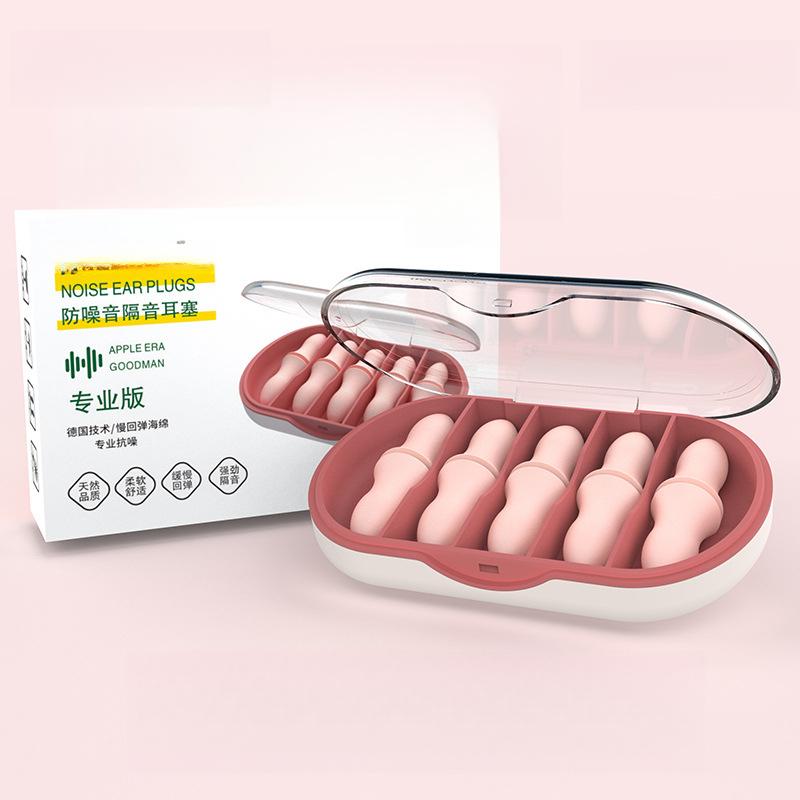 Noise-Canceling Foam Earplugs for Sleep, Study & Snore Reduction – Super Soft Adult Ear Plugs (4/10-Piece Set)