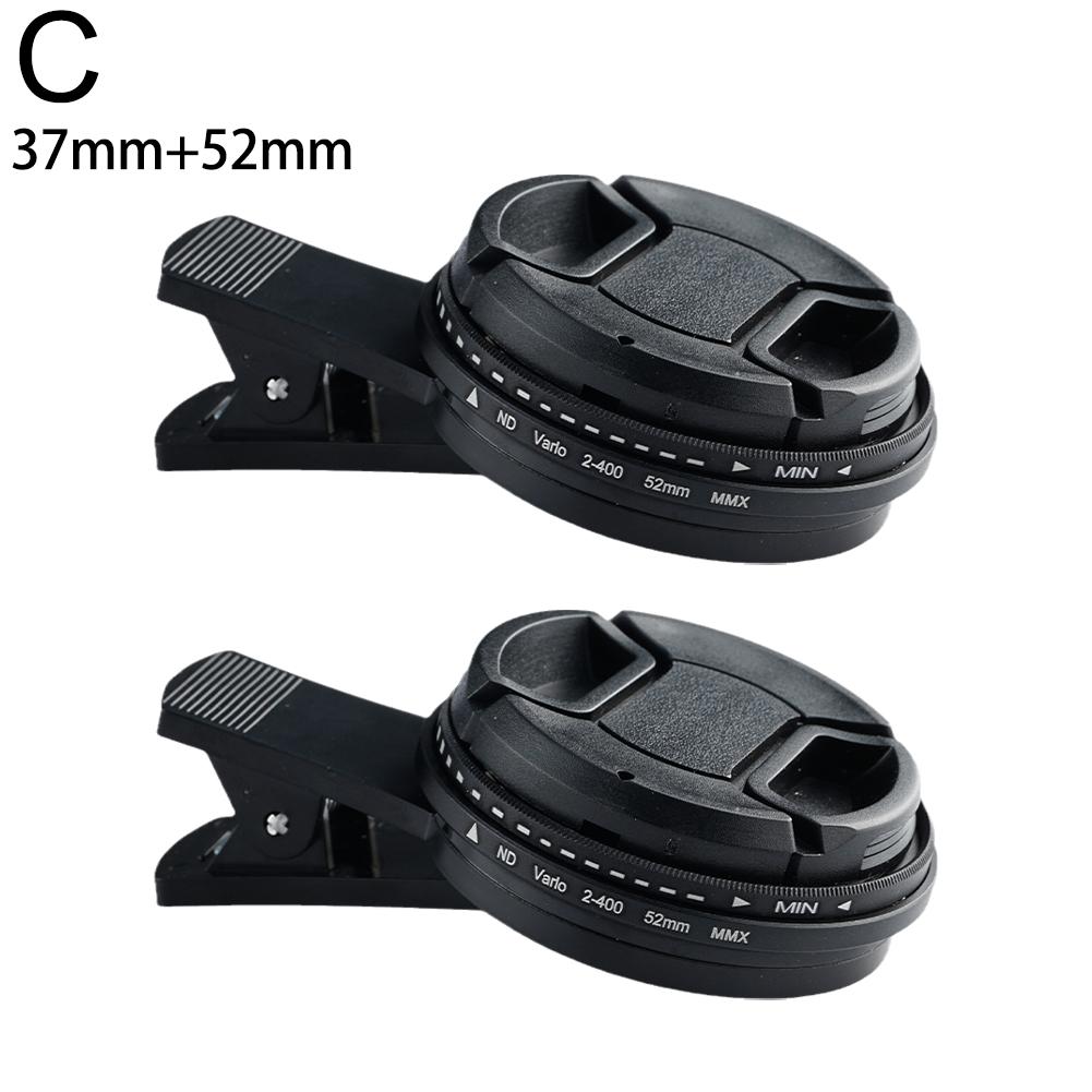 37мм 52мм Поляризационный фильтр для объектива смартфона с клипсой для Samsung iPhone Аксессуары для камеры Универсальный фильтр ND 2-400 CPL Клипса