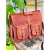 Handmade Men's Genuine Leather Vintage Laptop Messenger Briefcase Bag Satchel