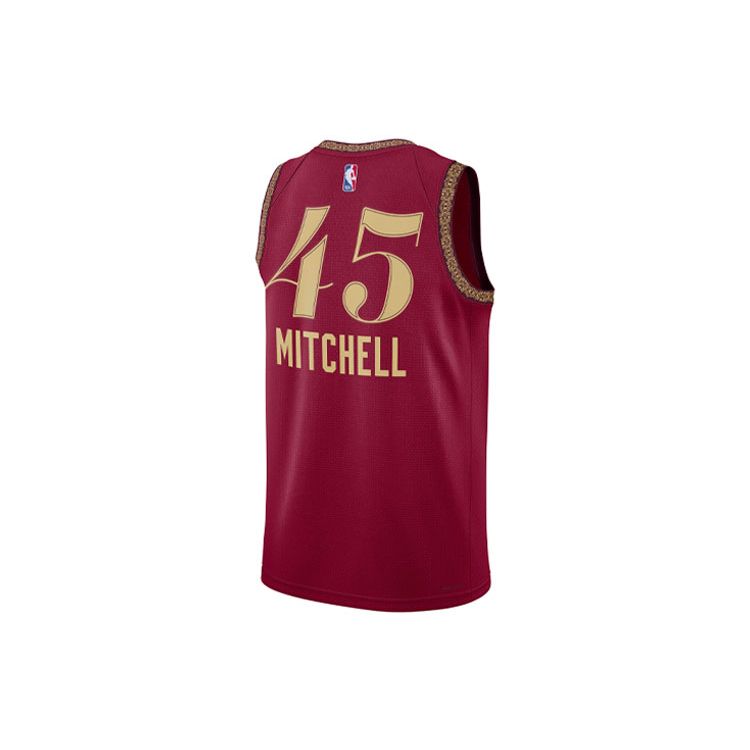 Nike Повседневный баскетбольный жилет без рукавов City Edition Fan Jersey для мужчин, красные топы DX8498-601