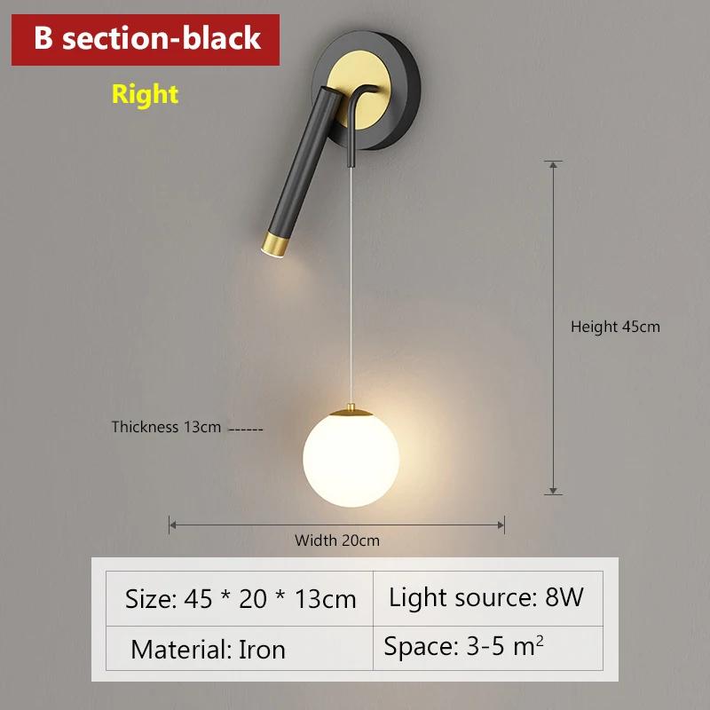 Современные светодиодные настенные светильники Nordic Double Heads Spotlights для спальни, прикроватной тумбочки, гостиной, кабинета, дома, декоративные настенные бра, люстра
