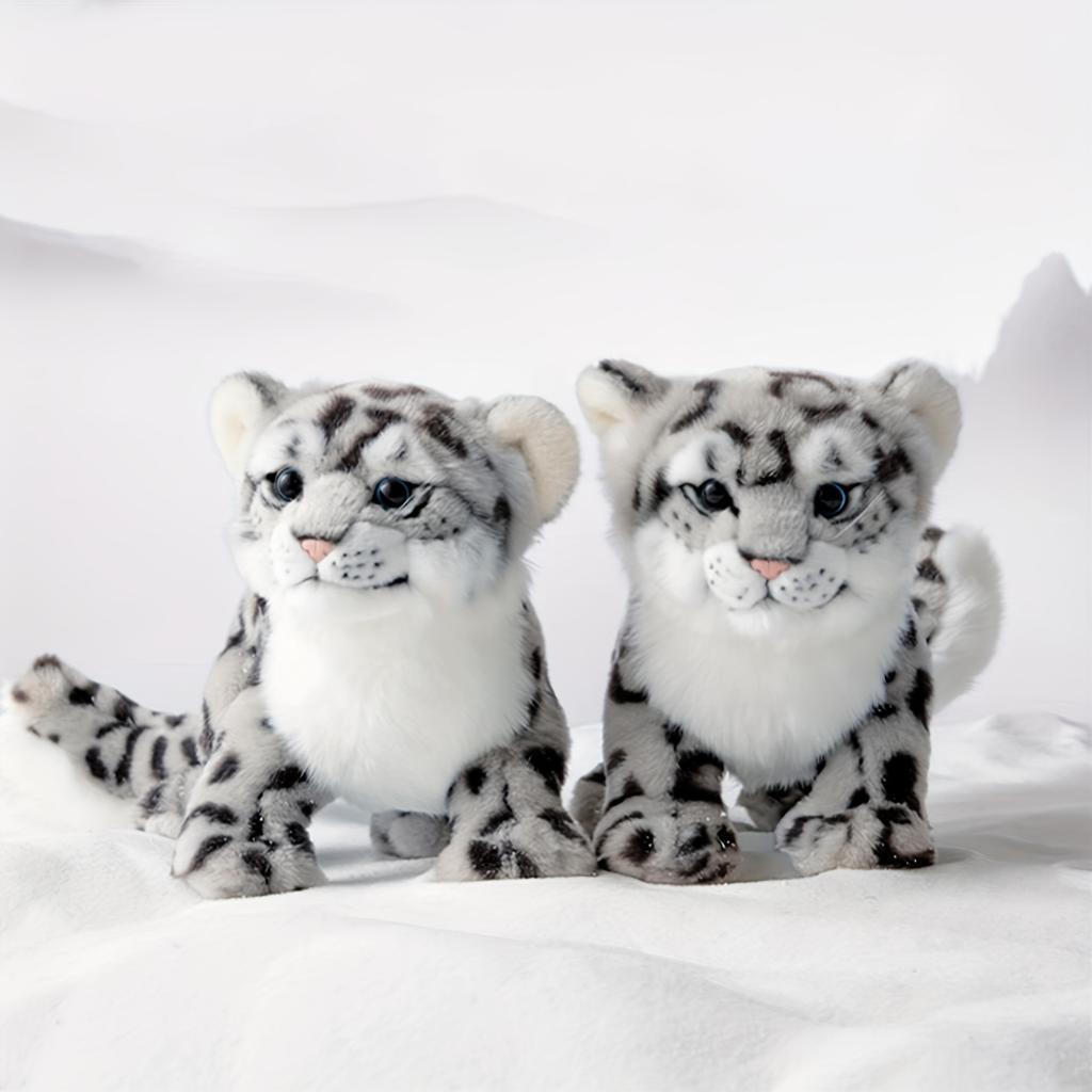 MINISO Реалистичная плюшевая игрушка снежный барс Мягкий плюш Коллекция детских подарков
