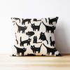 black cat Pillow Covers 18x18,black cat halloween decor,black cat decor Cushion Cover for Sofa Couch Bed