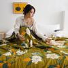 European Throw Blanket Adult Spring And Summer Office Nap Bed Cover Cotton Blanket Gauze Sofa Towel Soft Bedspread King Size