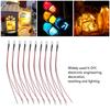 20PCS 5mm Prewired LED Diodes 5‑12V Single LED Bulbs LED Light Diodes  Circuit Science Experiment