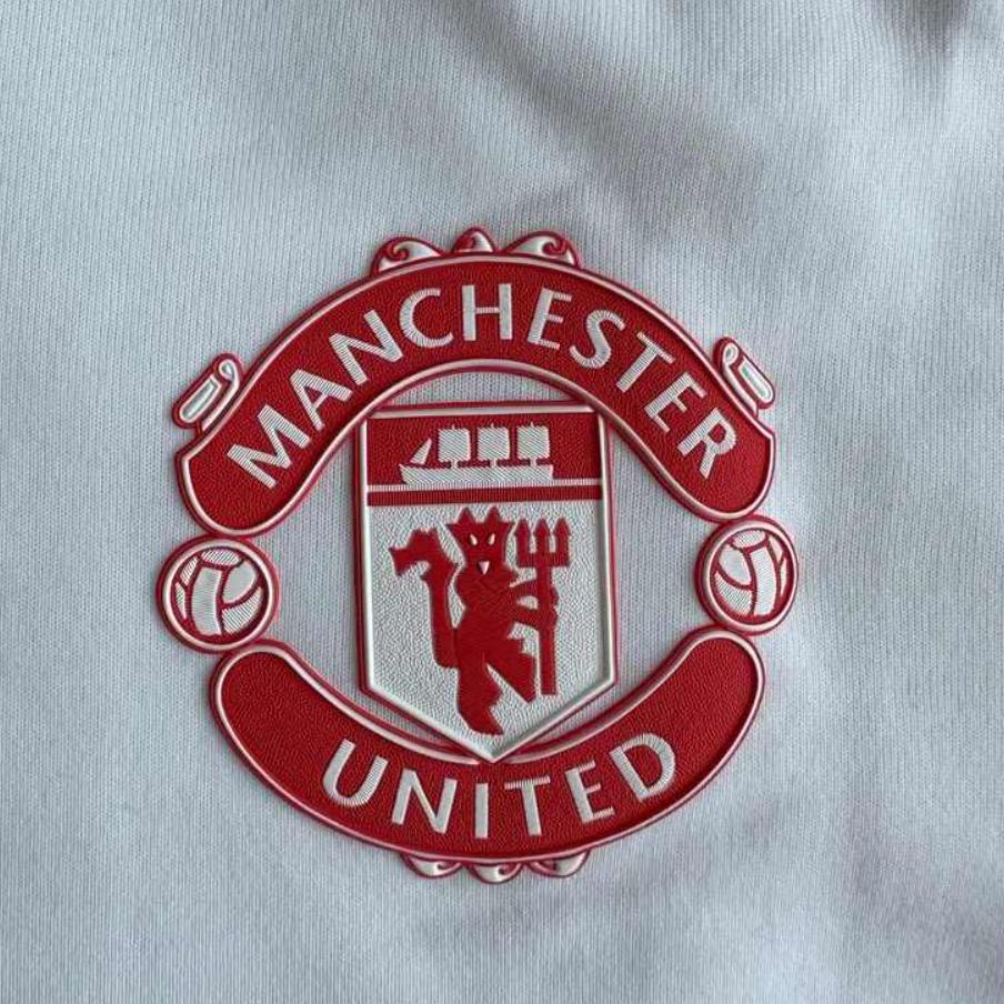 Adidas Футболка мужская флисовая с длинным рукавом Cold.Rdy Manchester United 2324, сезон, повседневная, белая IA7301