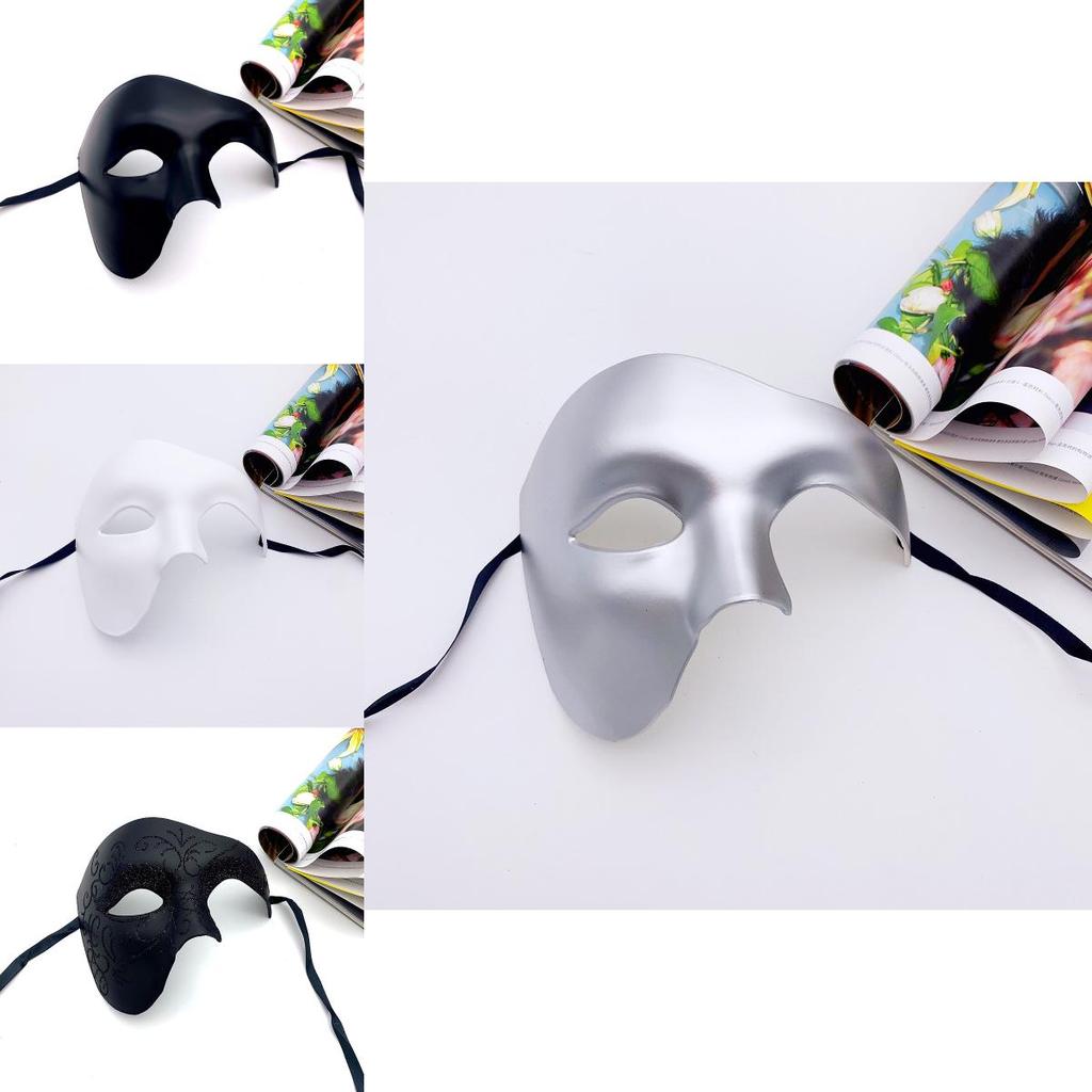 Vintage Phantom Of The Opera Mask With Retro Style For Cosplay And Themed Events