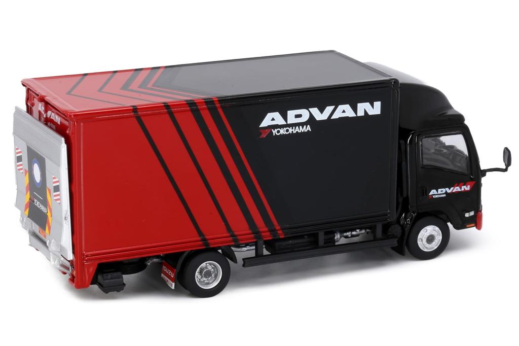 Крошечный город Isuzu N Series ADVAN Литая миниатюрная машинка 1/64
