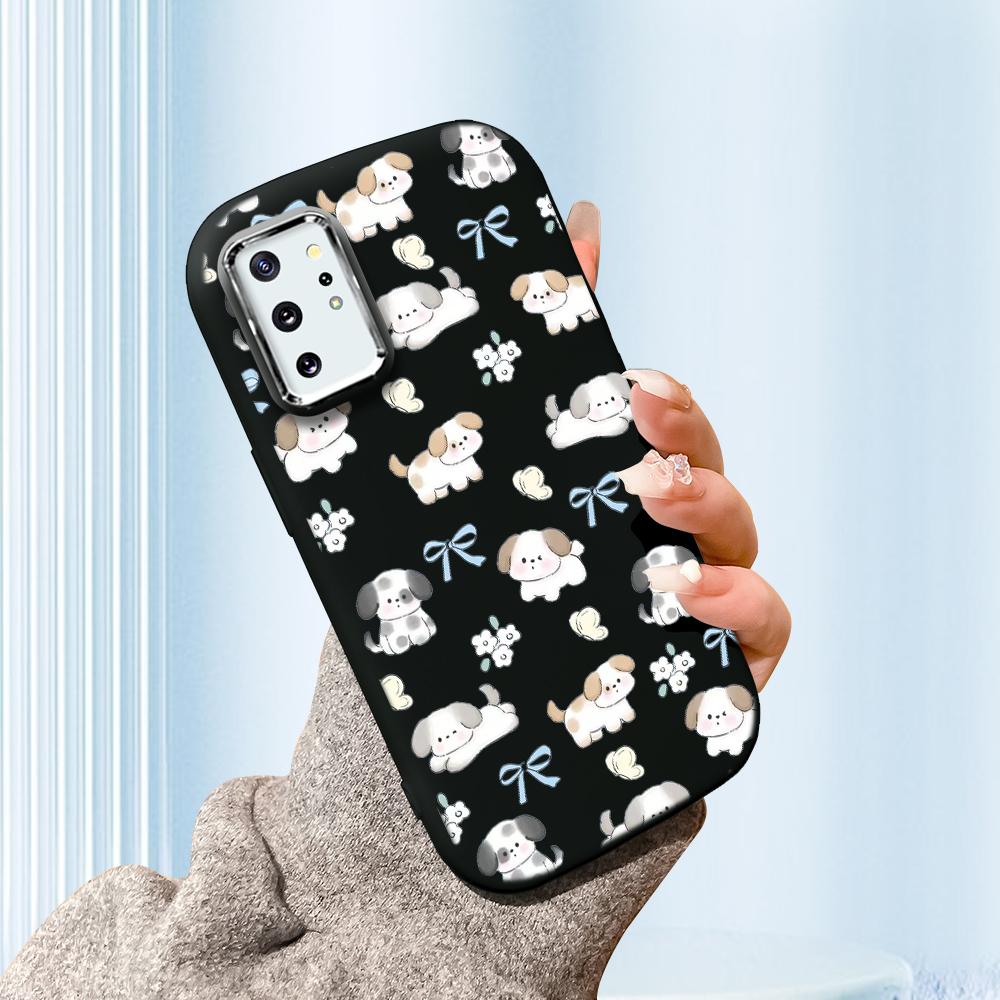 Solid Color Silver Edge Lens Fatty Casing Soft TPU Liquid Silicone Cover Shockproof Phone Case for Xiaomi Redmi Samsung