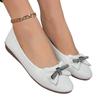 2024 Plus Size Shoes for Women Slip On Women's Flats Casual Daily Flats Women Crystal Bow Tie Round Toe Soft Bottom Ladies Shoes