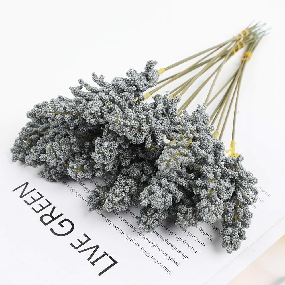 Multi-purpose Artificial Flowers Plastic Wheat Bouquet High Quality Fake Plants Home Decoration