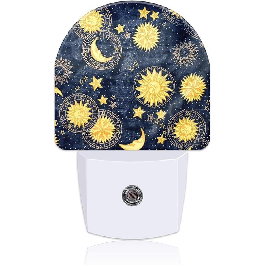 Watercolor Christmas Tree Night Light for Kids, LED Night Light Plug into Wall with Dusk to Dawn Sensor for Girls Boys Women Men Room Decor, Hallway,