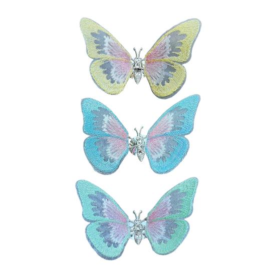 Butterfly Car Ornament for Center Console Air Outlet Adhesive Design Wing-Dancing Butterfly Decor