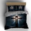 Radiant cross design. Bedding Duvet cover sets Duvet covers Pillowcases gifts (1 * Duvet Cover 2 * Pillowcases, without duvet insert)