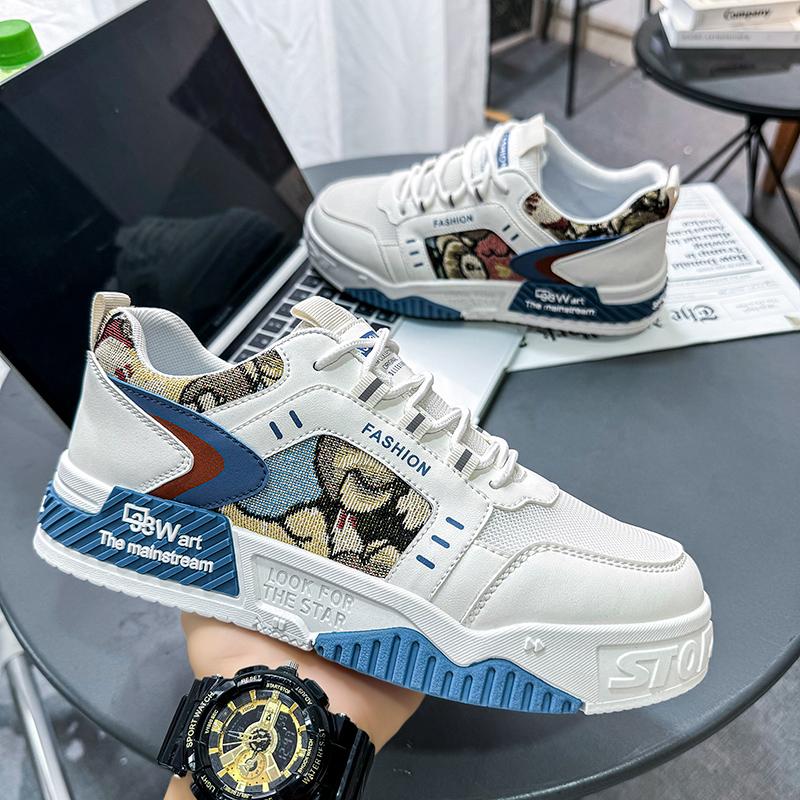 Модные мужские повседневные кроссовки на платформе, новая модная уличная мужская обувь для бега, обувь для теннисных тренировок для мужчин, вулканизированная обувь на шнуровке