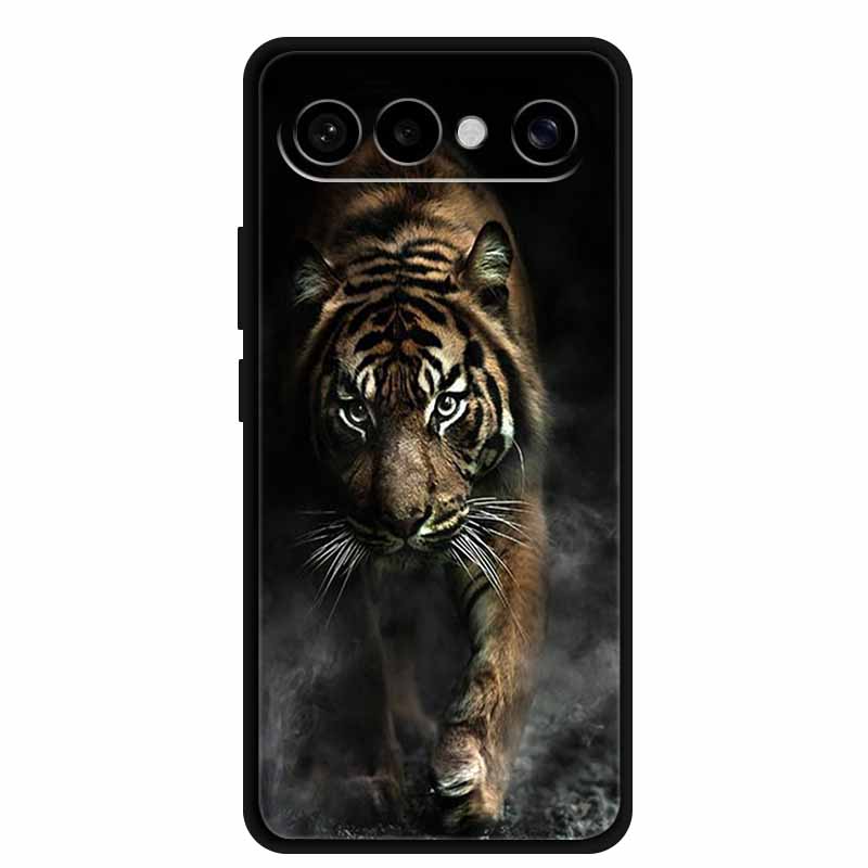 Для Vivo S50 Pro Mini Чехол Милый Лев Черный Бампер Мягкий Силикон Чехол для Vivo S 50 Pro Mini 6.31" Защитный Чехол TPU Funda