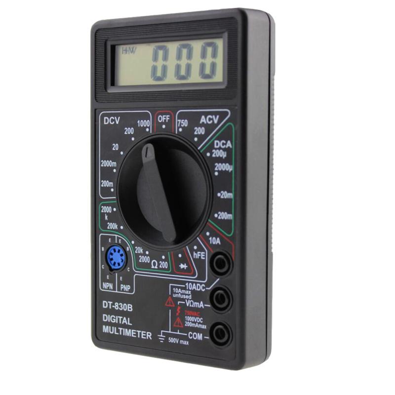 Dt830b Цифровой мультиметр вольтметр амперметр омметр вольт тестер