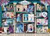 EPOCH Jigsaw Disney Puzzle Decoration Includes and Decorative Stickers 500-Piece Puzzle, Collage, Bookshelf/Frozen (38x53cm), 74-304s, Glue, Spatula,