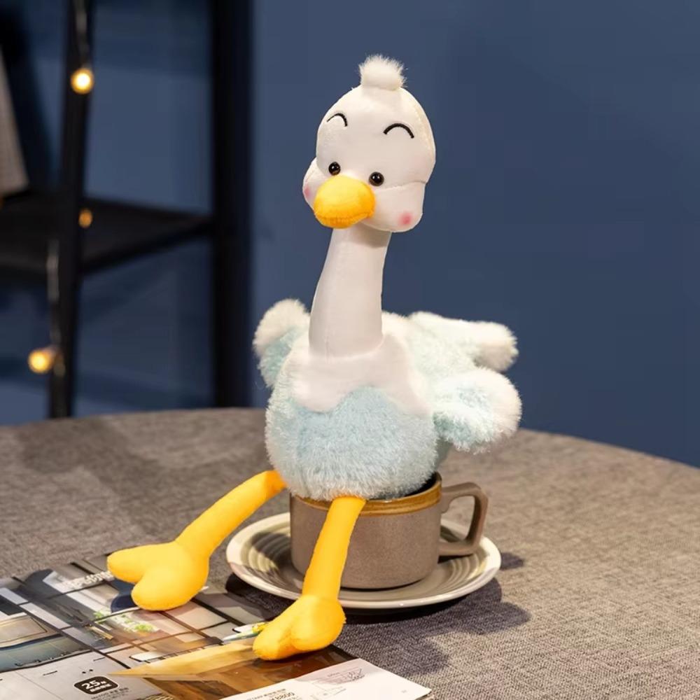 Soft Stuffed Long-Legged Ostrich Plush Toy Cartoon Ostrich Plush Doll Children Gift