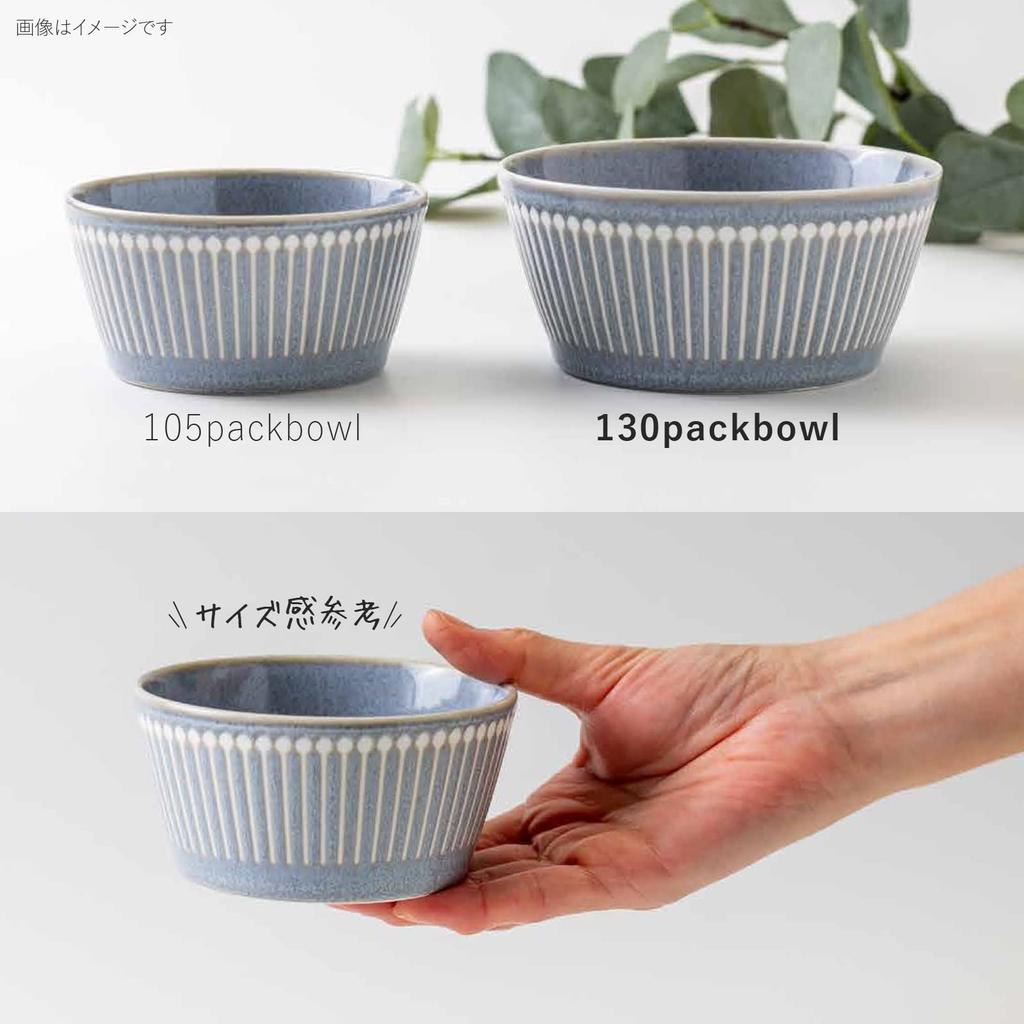 Minoru Pottery Mino Ware PLANTAREE-Albee- 105 Pack Bowl, Gray