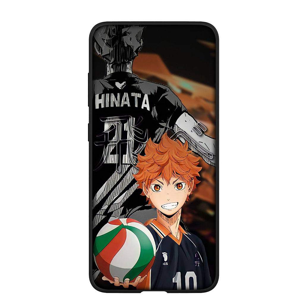 Чехол для телефона для Samsung Galaxy S25 S24 S23 iPhone 16 15 Xiaomi Redmi Note 14 13 12 16E X 8 11 Pro Max OPPO Moto Huawei Аниме Хайкю Сёё Хината Чехол