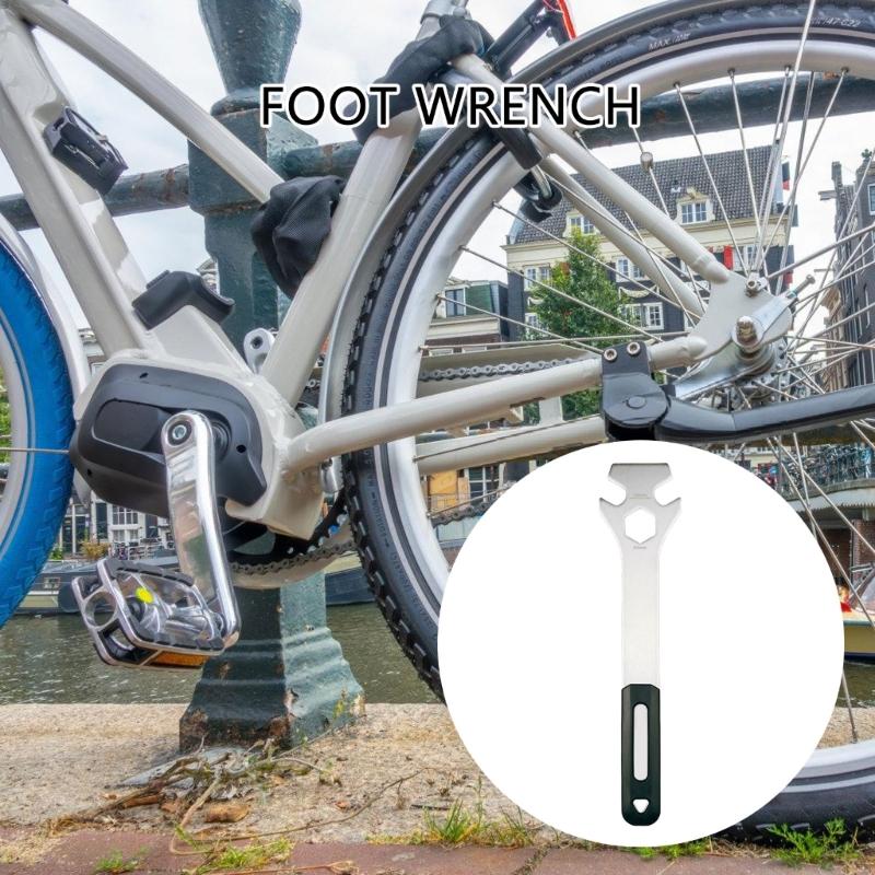 Bicycles Pedal Wrench Long Handle Mountain Bicycles Pedals Install Remover Removal Replace Repair Tool Pedal Spanners