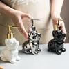 280ml Liquid Soap Dispensers Creative puppy shower gel bottle Toilet ceramic hand sanitizer bottle Press sub bottle lotion