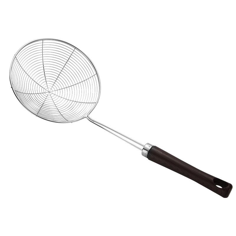 Bojia Stainless Steel Wire Colander: Large Noodle Strainer & Hot Pot Oil Filter for Kitchen Use