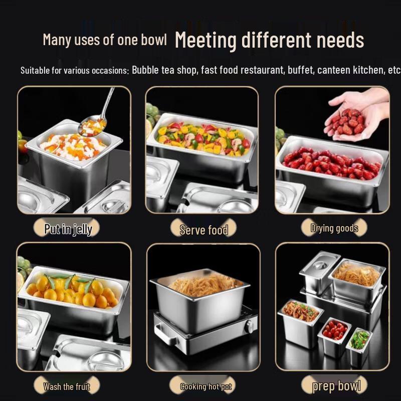 304 Stainless Steel Gastronorm Food Pan
