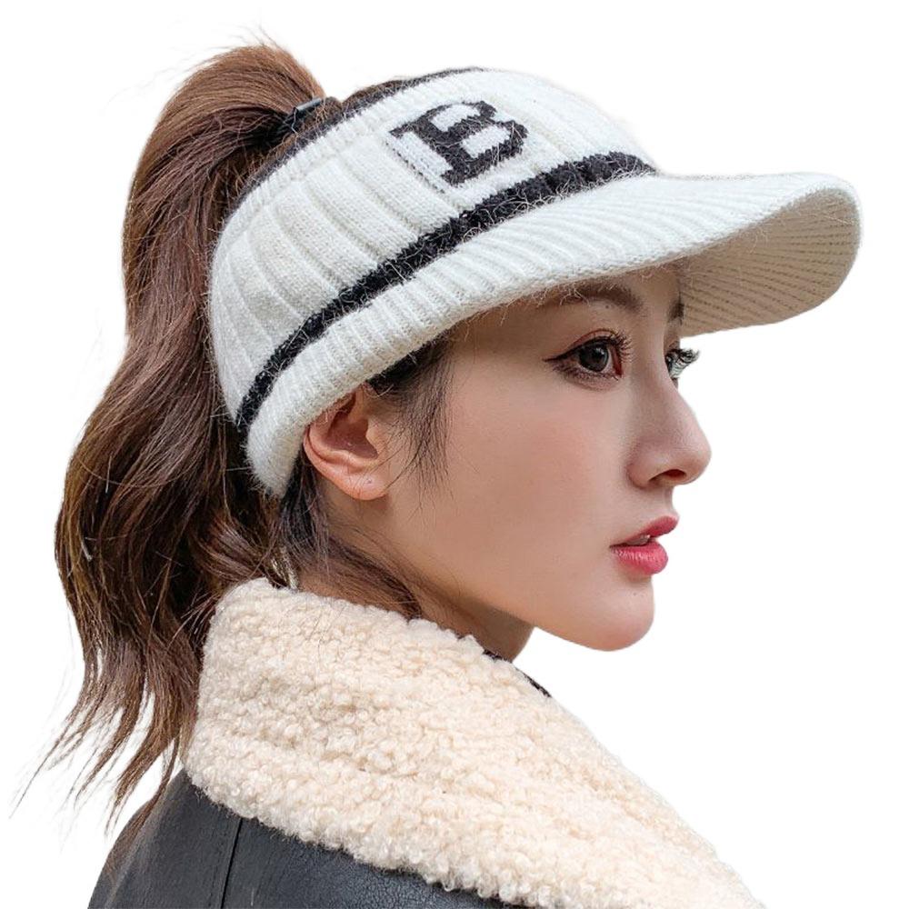 Кепка для бейсбола для девочек с открытым верхом, Шапка-бини с ветрозащитными наушниками, Женская бейсболка, Для активного отдыха, Для велоспорта