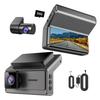 NISEKO Dash Camera, Front and Rear Camera, Front and Rear Cameras, 2 Million Pixels,