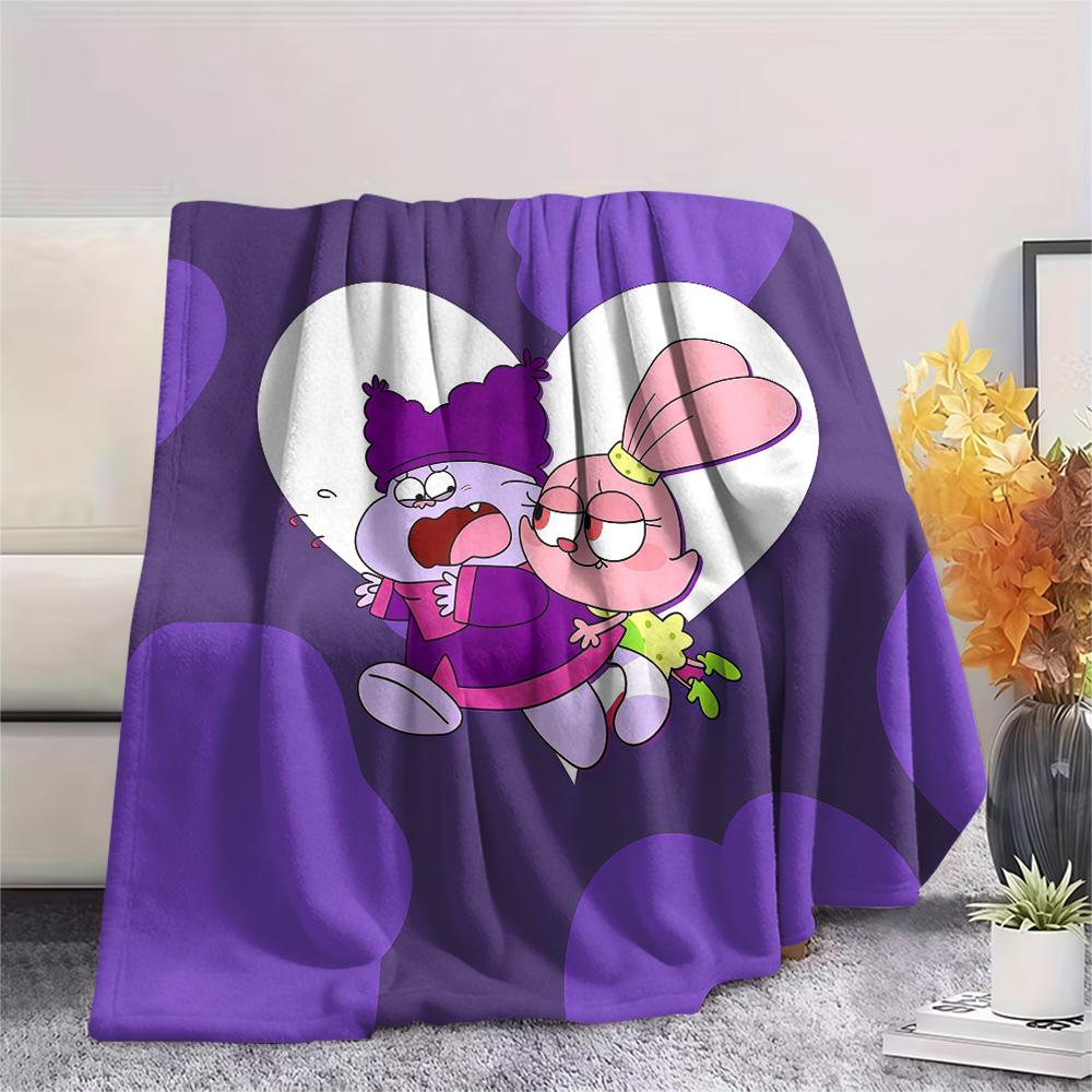 Chowder Flannel Blanket, High quality Comfortable for All Seasons, Home Decor, Warmth and Comfort