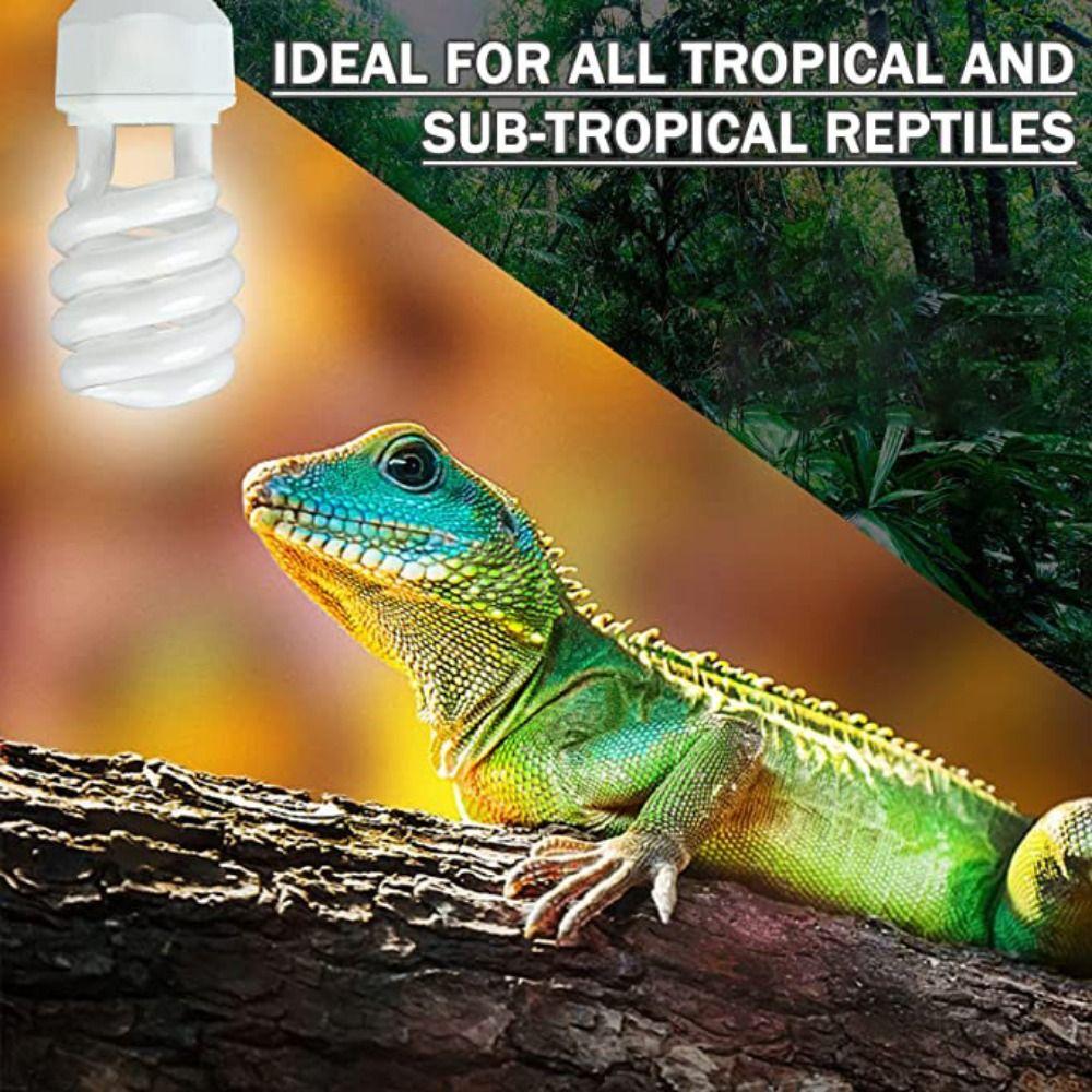 Snake Turtle Energy Saving Heat Calcium Lamp Bulb Reptile Light Succulent UV Light Heating Lamp