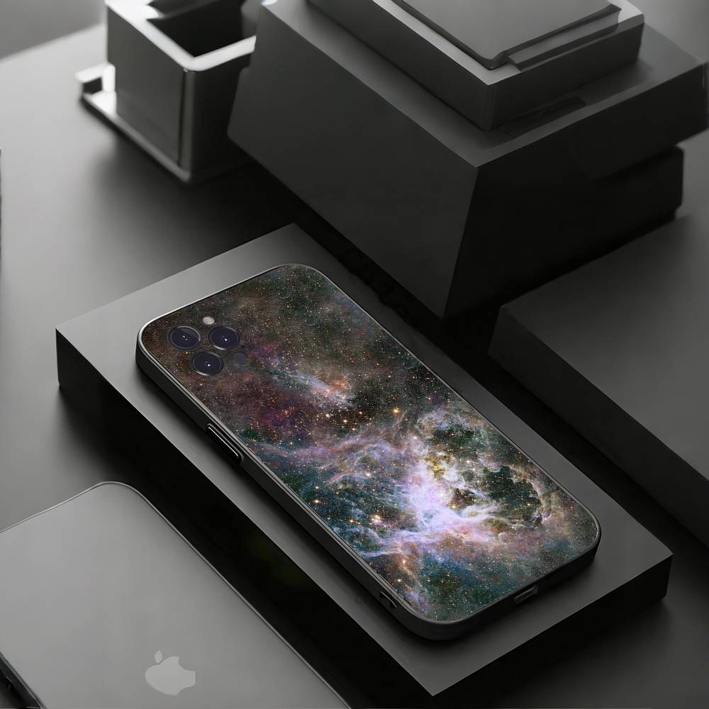 Чехол для телефона "Звезды Земли Космос" Для iPhone 17 16 15 14 13 12 11 Pro Xs Max Mini Plus Противоскользящий Ударопрочный Жесткий